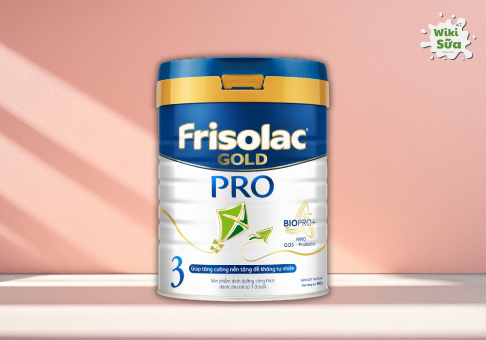 Sữa bột Frisolac Gold Pro số 3 dành cho trẻ 1-3 tuổi