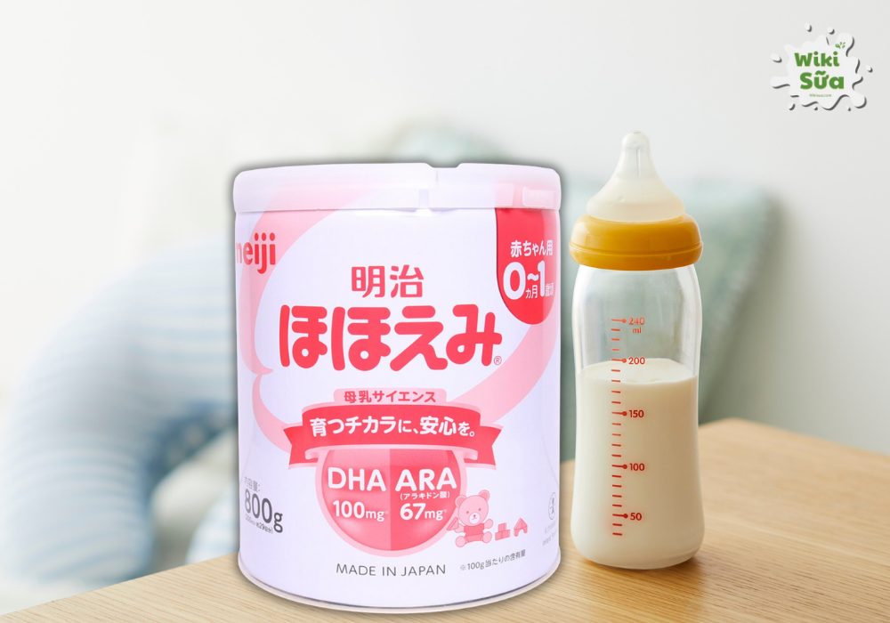 Sữa không táo bón cho trẻ sơ sinh Meiji Infant Formula