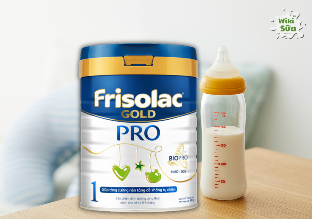 Sữa công thức cho trẻ sơ sinh dễ tiêu hoá Frisolac Gold Pro số 1