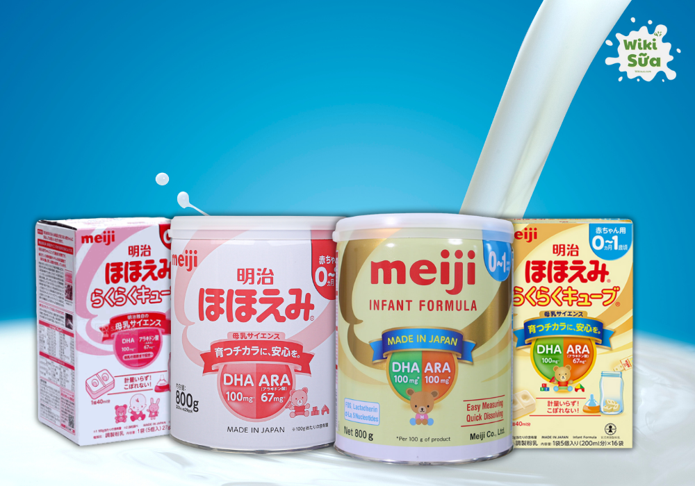 Giới thiệu chi tiết về sữa Meiji 0-1