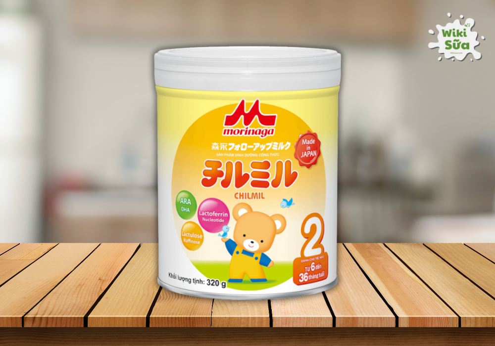 Sữa Morinaga Chilmil số 2 cho bé từ 6-36 tháng tuổi
