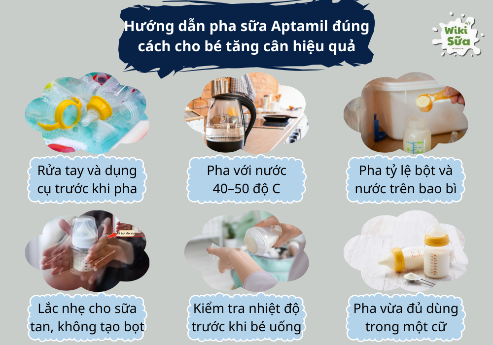 Hướng dẫn pha sữa bột Nuvi Grow để giữ được trọn vẹn dưỡng chất trong sữa