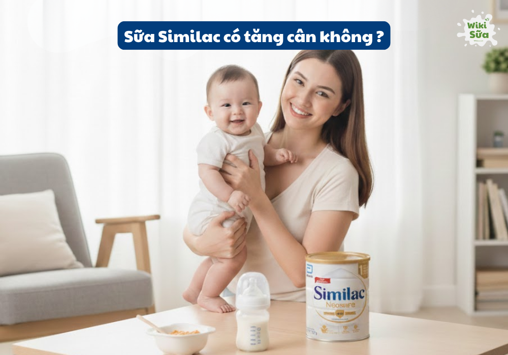 Sữa Similac hỗ trợ tăng cân hiệu quả