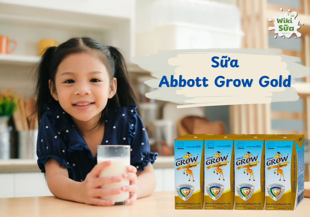 Sữa hộp tăng chiều cao Abbott Grow Gold 