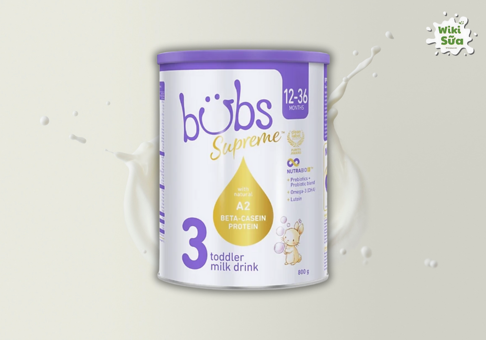 Sữa Bubs Supreme 3 cho trẻ từ 1-3 tuổi