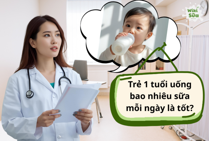 Tìm hiểu trẻ 1 tuổi uống bao nhiêu sữa mỗi ngày là chuẩn khoa học