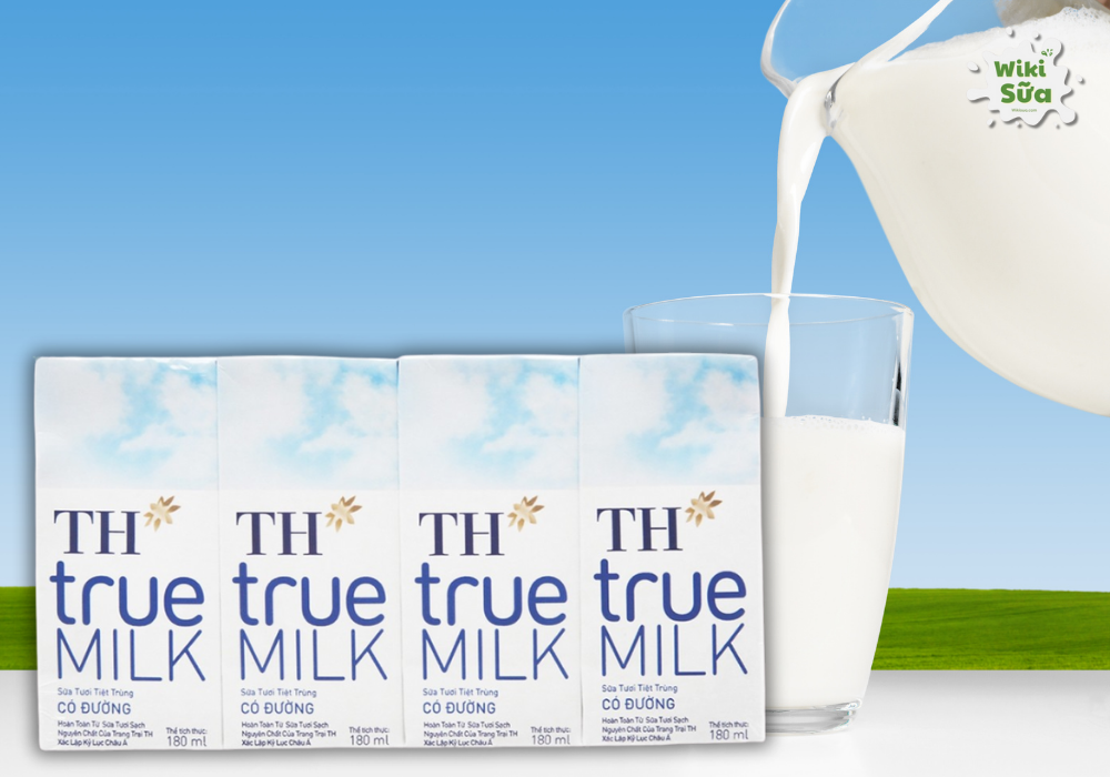Sữa tươi TH True Milk có đường