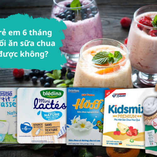Trẻ em 6 tháng tuổi ăn sữa chua được không? Các loại sữa chua dành cho bé 6 tháng tuổi