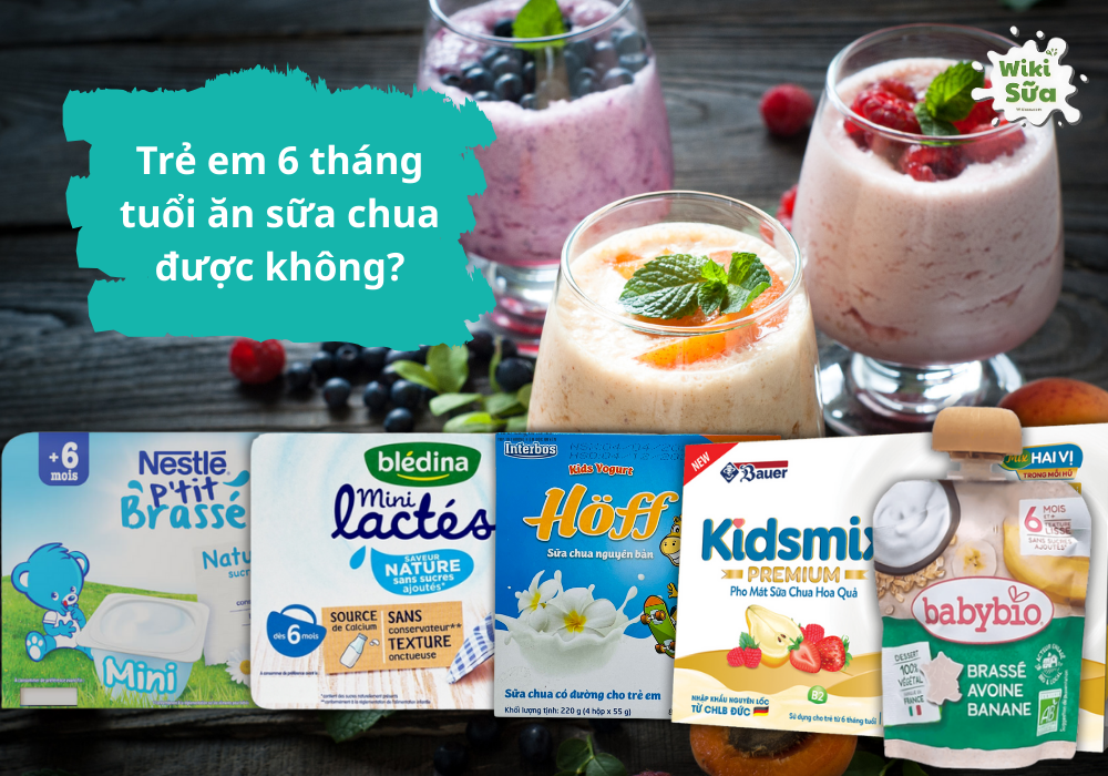 Tìm hiểu trẻ em 6 tháng tuổi ăn sữa chua được không