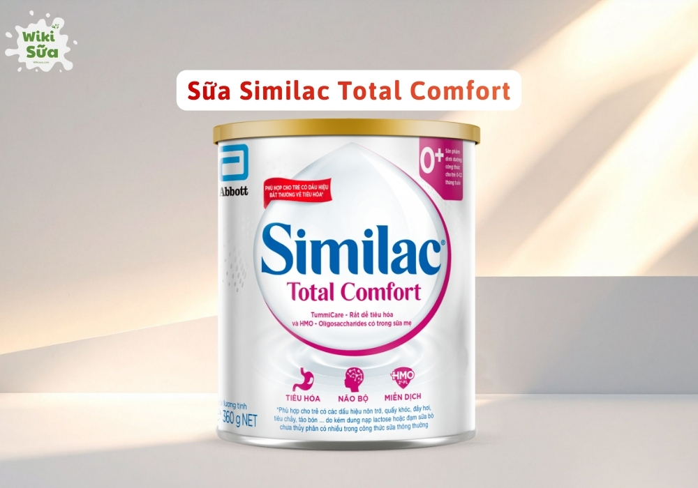 Similac Total Comfort dành cho bé có hệ tiêu hóa nhạy cảm hoặc không dung nạp lactose.
