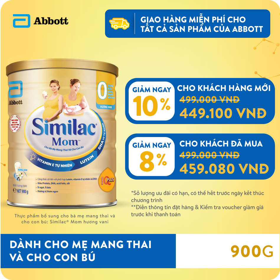 sữa Similac® Total Comfort 0+ 360g cho trẻ từ 0–12 tháng tuổi