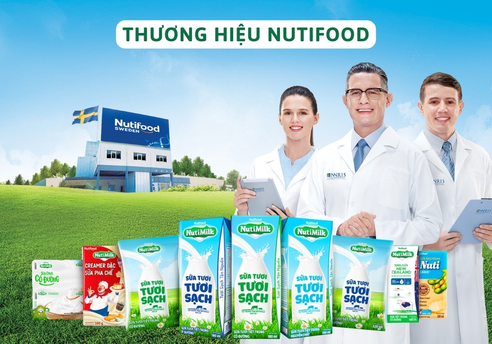Thương hiệu sữa Nutifood đã trở thành lựa chọn tin cậy của nhiều gia đình trên khắp cả nước