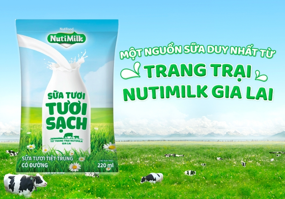Sữa bịch Nutifood nổi bật nhờ cân bằng dinh dưỡng, hương vị dễ uống, giá cả hợp lý, an toàn vệ sinh và tiện lợi, là lựa chọn tin cậy cho nhu cầu bổ sung dưỡng chất hàng ngày