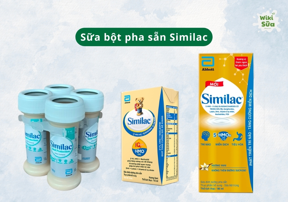 Sữa Similac pha sẵn cho bé từ 1 tuổi trở lên hỗ trợ trí não, đề kháng và tiêu hóa