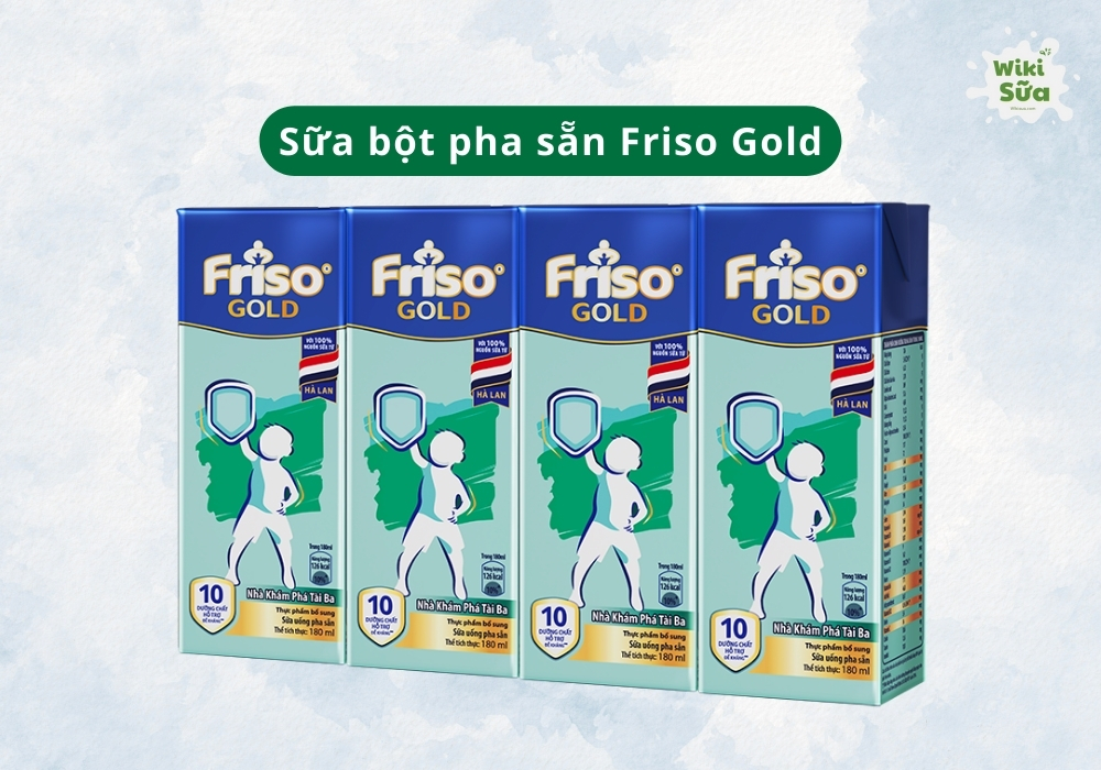 Sữa Friso Gold là dòng sữa pha sẵn cao cấp cho trẻ trên 1 tuổi