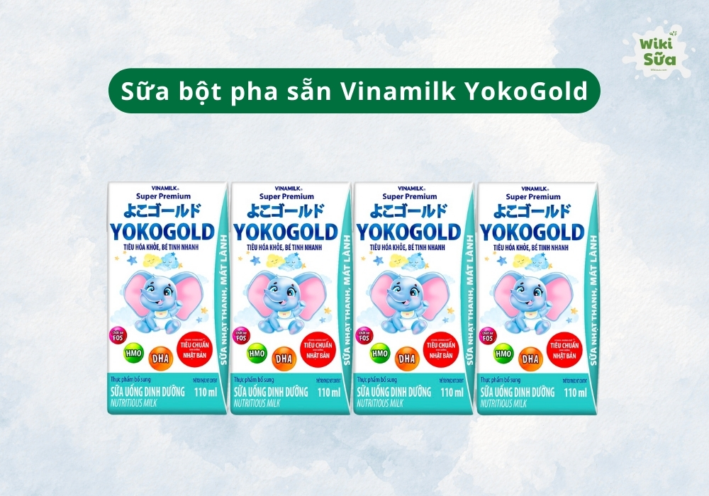 Sữa pha sẵn Yoko Gold Vinamilk dành cho trẻ từ 1 tuổi trở lên