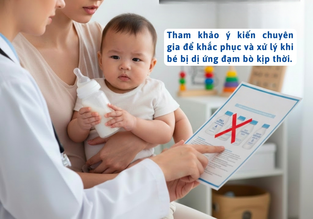 Không tự ý cho trẻ uống các loại sữa thay thế mà chưa được bác sĩ hướng dẫn