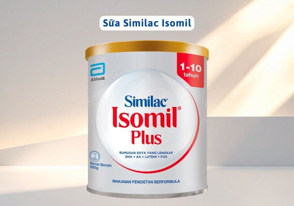 Sữa Similac Isomil dành cho trẻ dị ứng đạm sữa bò và không dung nạp lactose