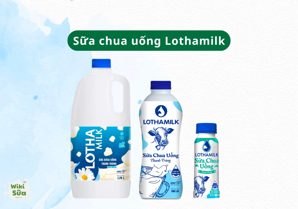 Sữa chua uống Lothamilk cho bé 1 tuổi giúp bổ sung lợi khuẩn, vitamin và khoáng chất giúp tiêu hóa khỏe và phát triển toàn diện.