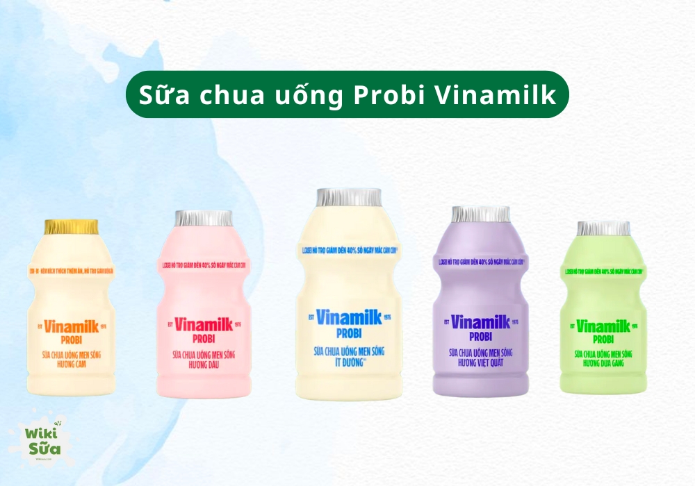 Cho trẻ 1 tuổi uống sữa chua uống Vinamilk Probi giúp bổ sung dưỡng chất, hỗ trợ tiêu hóa và tăng sức đề kháng, phát triển khỏe mạnh.