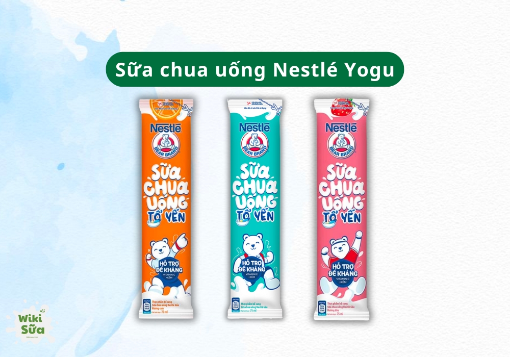 Sữa chua uống Nestlé Yogu cho bé từ 1 tuổi