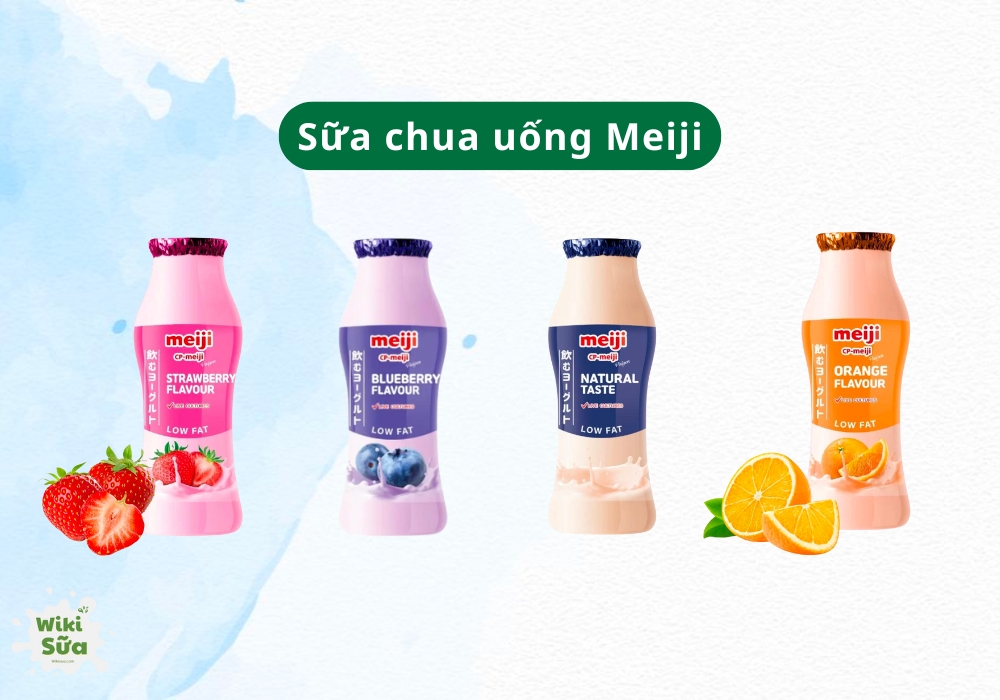 Sữa chua uống Meiji được nhiều mẹ tin dùng cho bé từ 1 tuổi trở lên