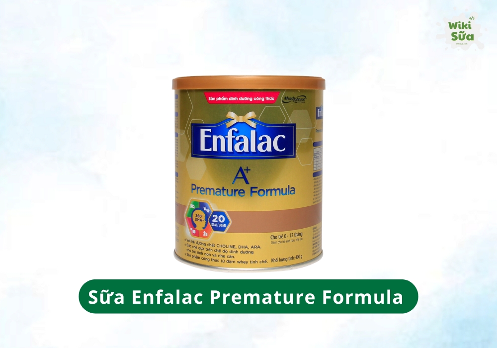 Sữa công thức dành cho trẻ sinh non Enfalac Premature Formula.