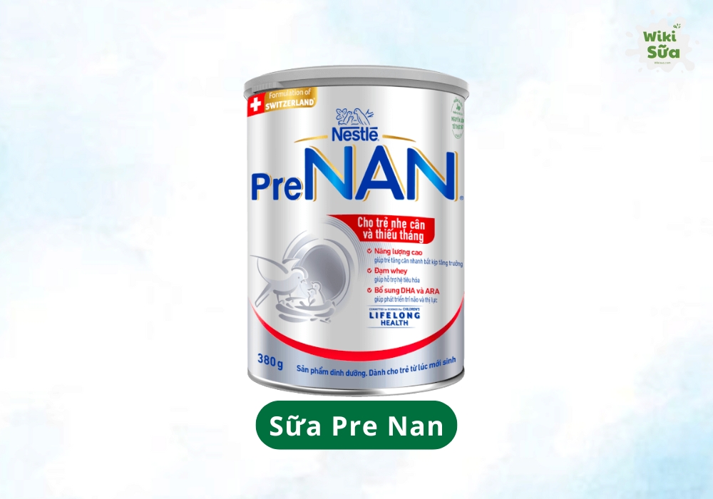 Sữa Pre Nan là dòng sữa công thức chuyên biệt, năng lượng cao hỗ trợ trẻ sinh non, nhẹ cân tăng cân nhanh