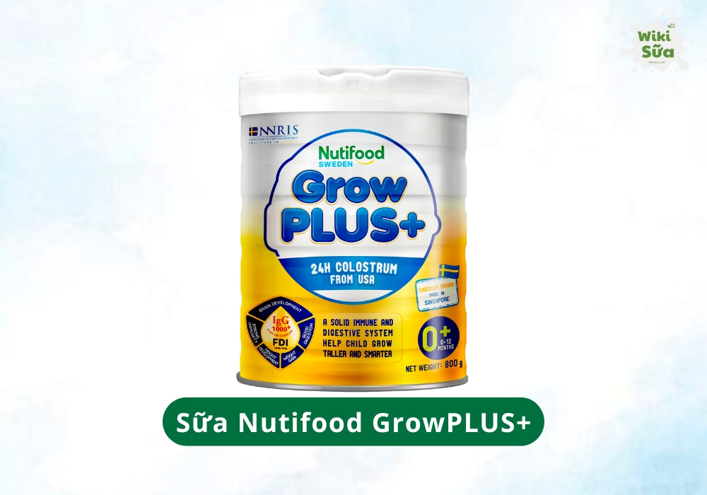 Sữa Nutifood GrowPLUS+ Colostrum hỗ trợ trẻ sinh non, nhẹ cân tăng cân, phát triển toàn diện và tăng cường đề kháng.