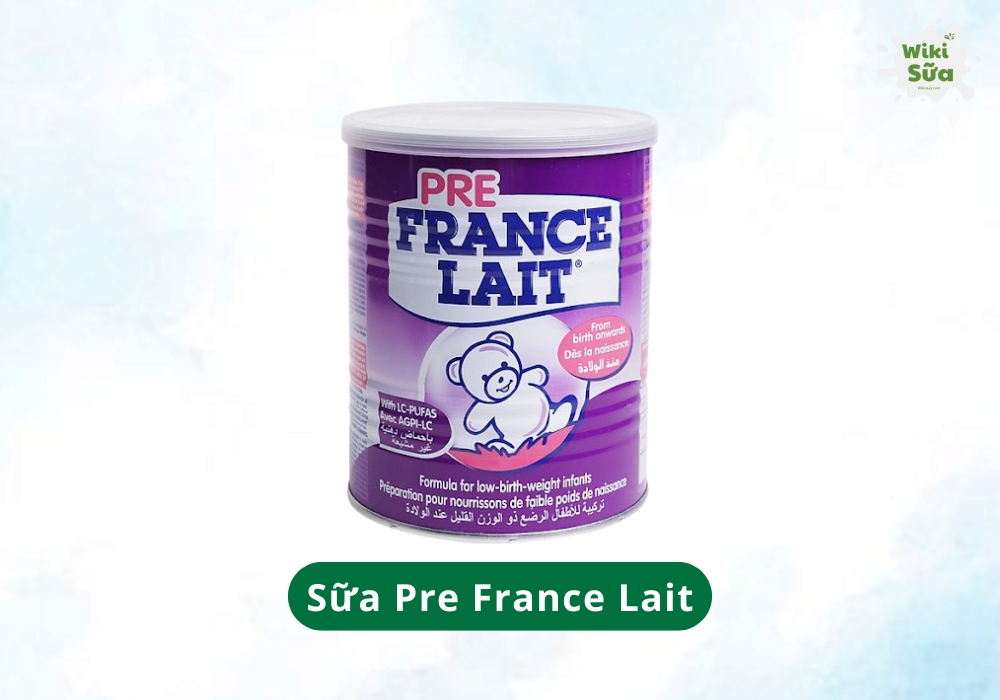 Sữa non Pre France Lait của Pháp phù hợp cho trẻ cần sữa công thức cao năng lượng và hỗ trợ phát triển về thể chất và trí não.