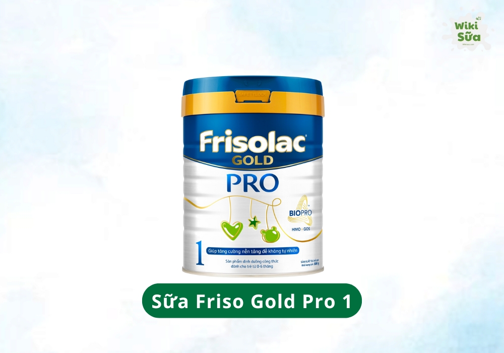 Sữa Friso Gold Pro 1 bổ sung dinh cân đối cho trẻ sinh non, nhẹ cân.