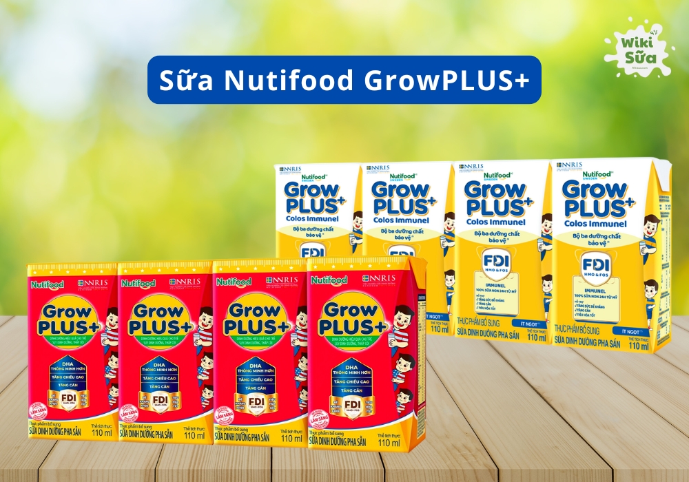 Việc bổ sung sữa GrowPLUS+ Nutifood là giải pháp dinh dưỡng toàn diện cho trẻ. 