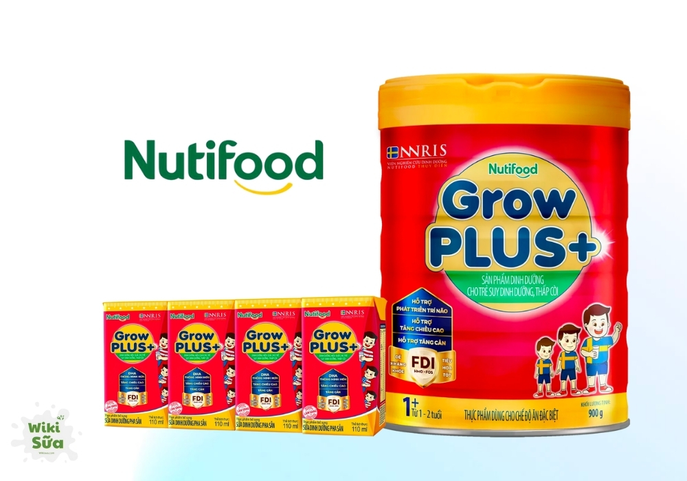 Sữa Grow Plus Đỏ là dòng sản phẩm dinh dưỡng chuyên biệt cho trẻ suy dinh dưỡng, thấp còi, chậm tăng cân.