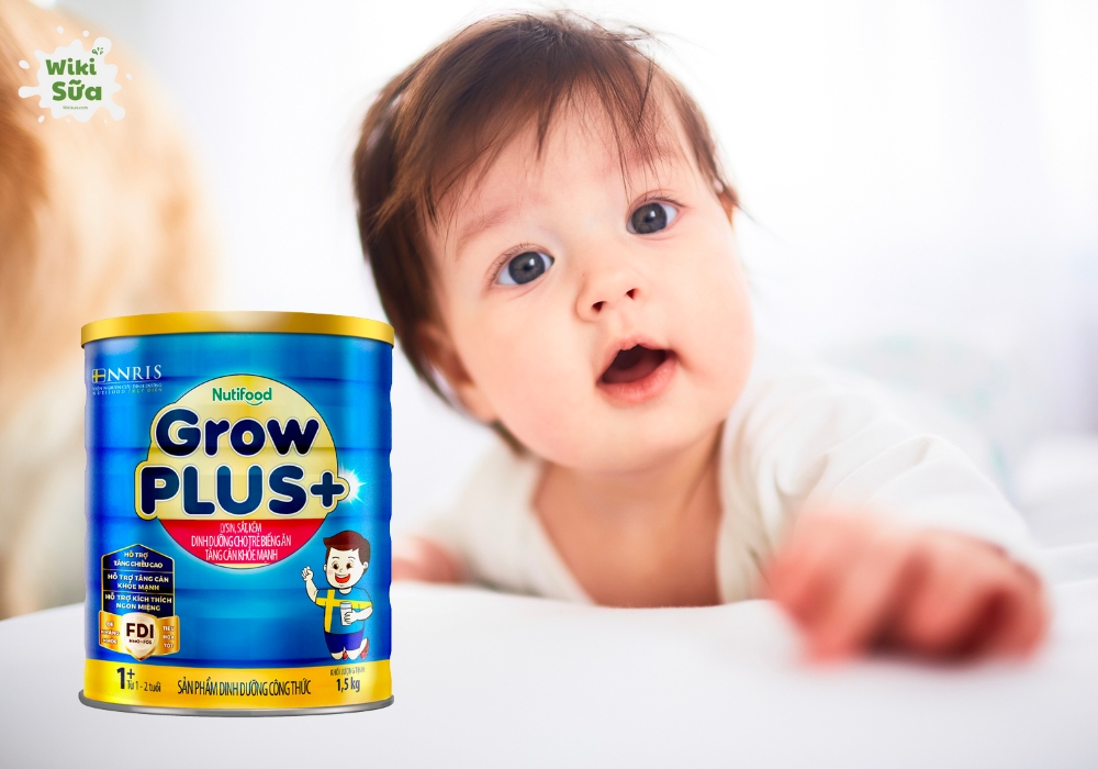 Sữa Grow Plus xanh phù hợp cho trẻ từ 1–3 tuổi cần bổ sung dinh dưỡng và phát triển toàn diện
