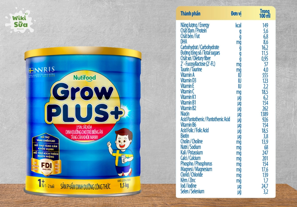 Sữa Grow Plus xanh là lựa chọn hiệu quả cho trẻ chậm tăng cân, biếng ăn và suy dinh dưỡng