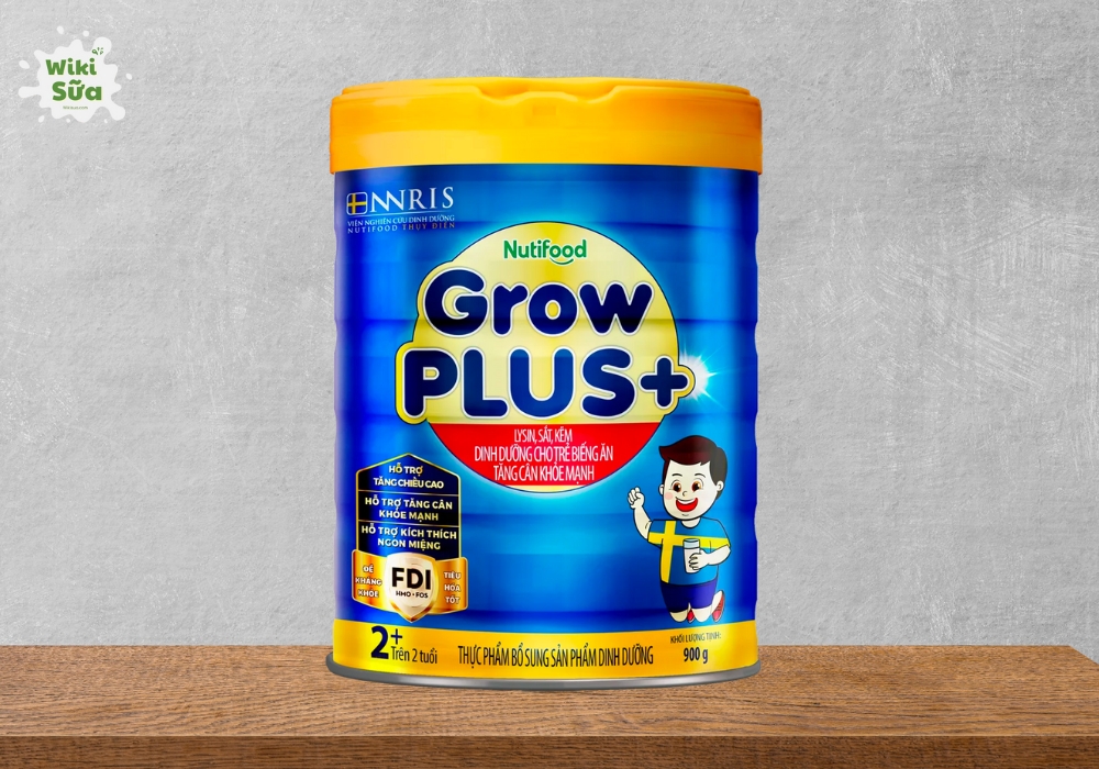 Sữa Nutifood Grow Plus xanh 2+