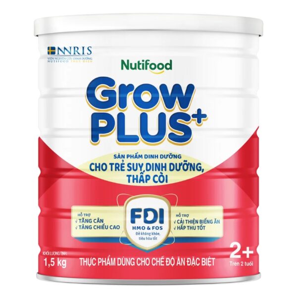 Sữa bột Nutifood GrowPLUS+ Suy Dinh Dưỡng 1+ lon 850g