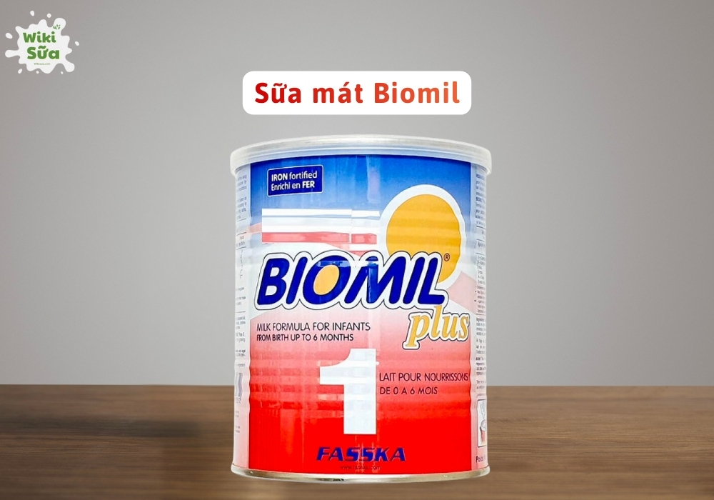 Sữa mát Biomil Bỉ giảm táo bón, cải thiện tiêu hóa, hỗ trợ hấp thu dưỡng chất