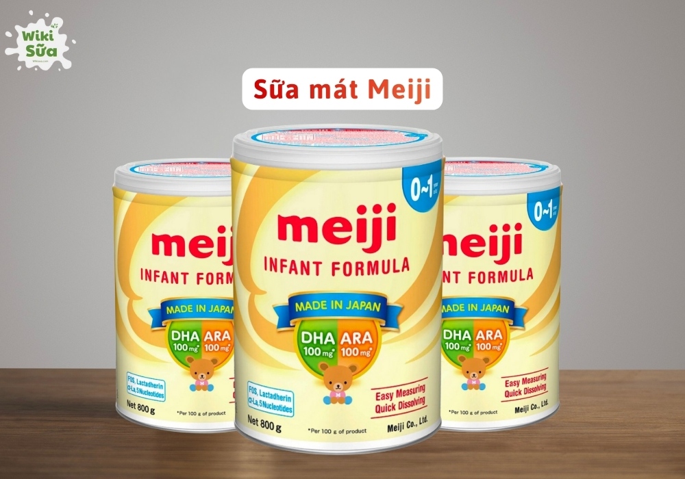 Sữa Meiji Infant Formula là lựa chọn lý tưởng cho các bé sơ sinh và trẻ dưới 1 tuổi cần hệ tiêu hóa khỏe, tăng trưởng cân nặng ổn định và phát triển toàn diện từ thể chất đến trí não