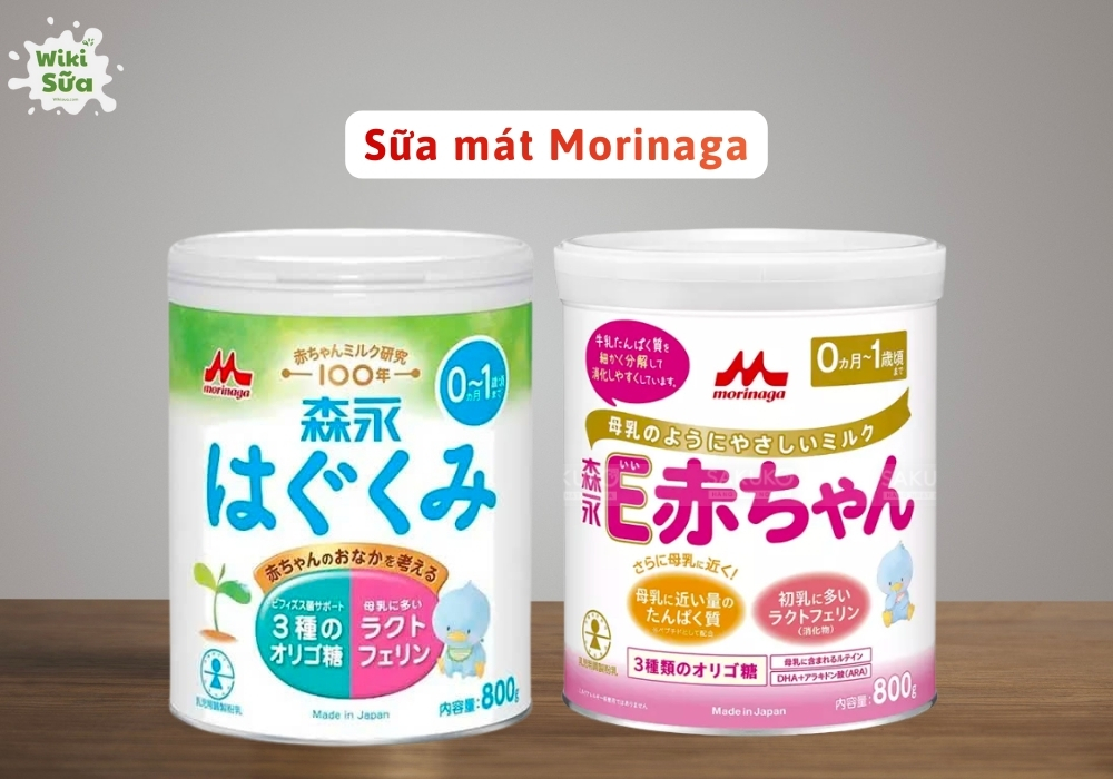 Sữa Morinaga Nhật Bản là sữa dành cho trẻ sơ sinh và trẻ dưới 1 tuổi cần hệ tiêu hóa khỏe, tăng cân đều và nâng cao sức đề kháng tự nhiên