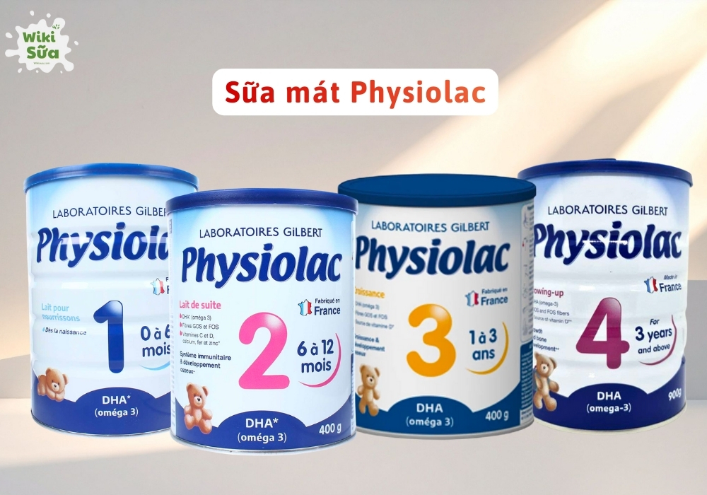 Sữa Physiolac có các thành phần dinh dưỡng đầy đủ, dưỡng chất tốt, công nghệ hiện đại giúp bé chống táo bón, tăng cân, phát triển chiều cao tốt, khỏe mạnh phát triển trí não