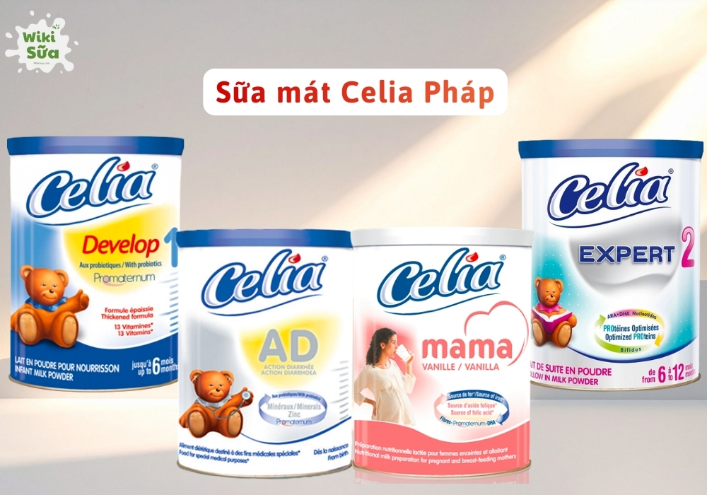 Sữa Celia Pháp là lựa chọn lý tưởng cho ba mẹ muốn bé tiêu hóa khỏe, hạn chế táo bón, đồng thời tăng trưởng cân nặng, trí não và sức đề kháng