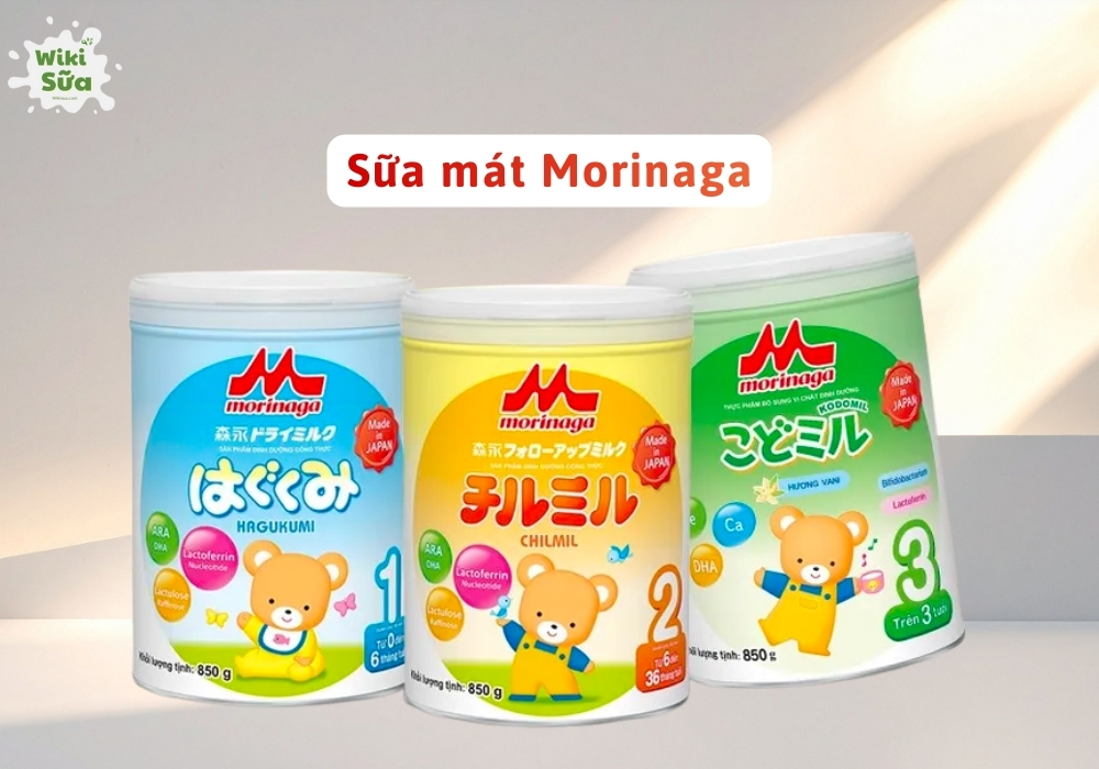 Sữa Morinaga nổi tiếng với công thức thanh nhạt gần giống sữa mẹ, chứa Lactoferrin và lợi khuẩn giúp tăng cường đề kháng, cải thiện hệ tiêu hóa, ngăn ngừa táo bón