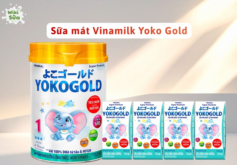 Sữa Vinamilk Yoko Gold là dòng sữa mát chuẩn Nhật của Vinamilk hỗ trợ hệ tiêu hóa khỏe mạnh, phát triển não bộ và tăng cường đề kháng cho trẻ
