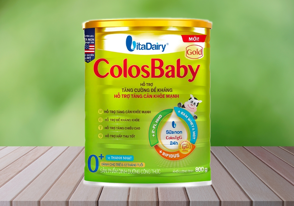 Sữa non Colosbaby Gold tăng cường miễn dịch, hỗ trợ tiêu hóa và phát triển toàn diện cho trẻ.