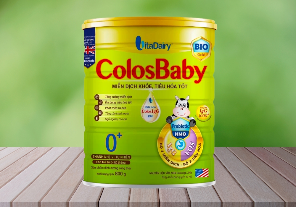 Sữa non ColosBaby 0+ tăng cường miễn dịch, hỗ trợ tiêu hóa và cung cấp dưỡng chất thiết yếu cho trẻ sơ sinh