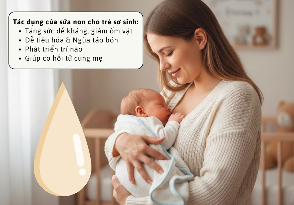 Sữa non cho trẻ sơ sinh tăng cường miễn dịch như “vắc-xin tự nhiên”, bảo vệ bé nhờ kháng thể IgA, IgG, IgM dồi dào