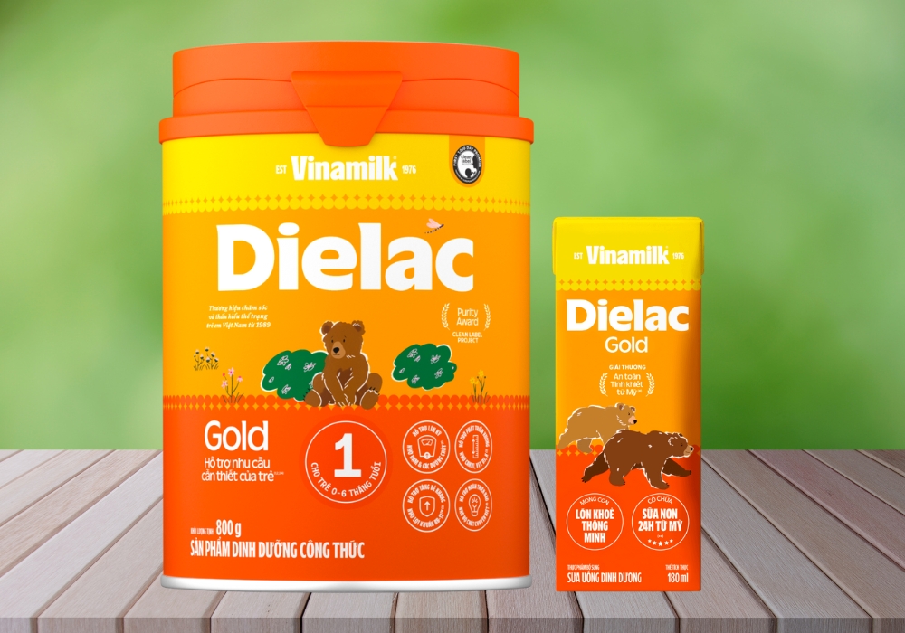 Sữa bột Dielac Gold số 1 giúp tăng cân, phát triển chiều cao, cải thiện miễn dịch và trí não cho trẻ 0 – 6 tháng
