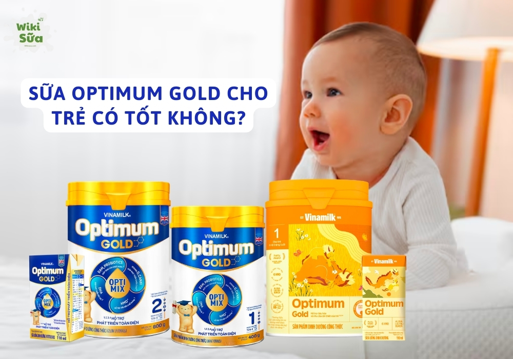 Review sữa Optimum Gold cho trẻ có tốt không? Ưu & nhược điểm