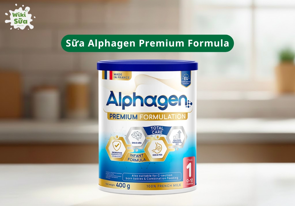 Sữa tăng đề kháng Alphagen Premium Formula hỗ trợ xây dựng hệ miễn dịch vững chắc và hỗ trợ phát triển toàn diện cho trẻ sơ sinh